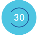 Monthly contact lenses icon