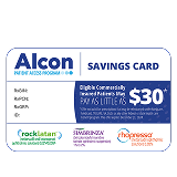 Alcon saving card