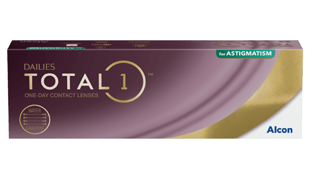 product box for Dailies Total1 Multifocal One Day Contact Lenses by Alcon
